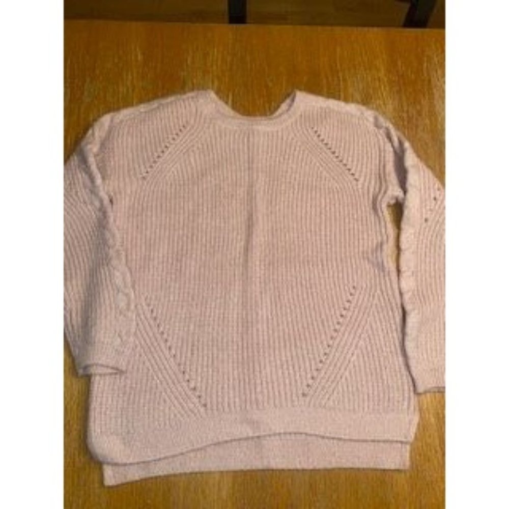 Pink Rose Light Pink Sweater-M